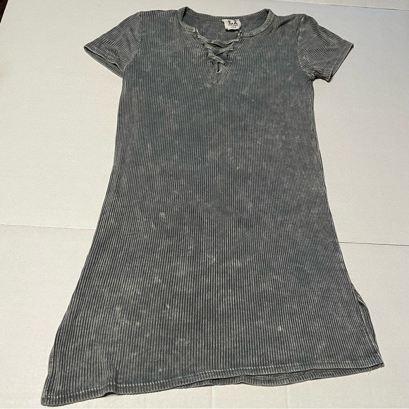 People’s Project LA Taudri‎ Girls Size Large 14 / 16 Blue Fitted Knit Dress Y2K - Picture 1 of 12